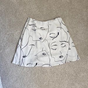 Princess Polly Abstract Mini Skirt